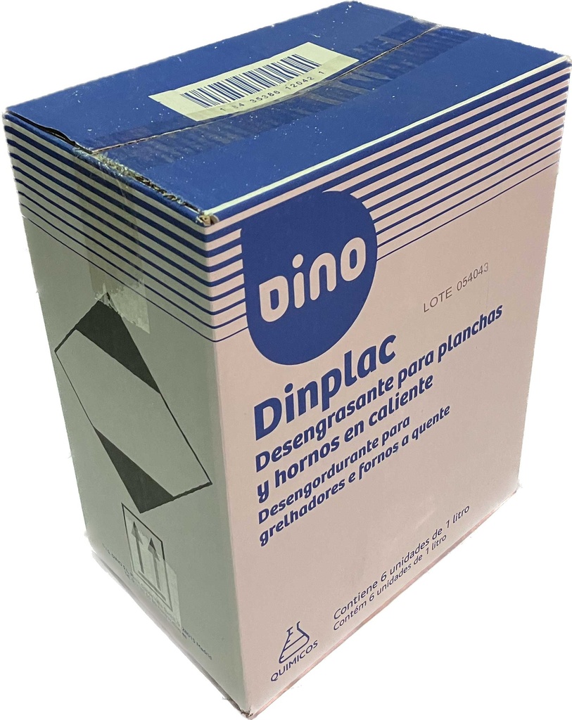 CAJA 6 BOTELLAS 1 KG. DINPLAC PLANCHAS